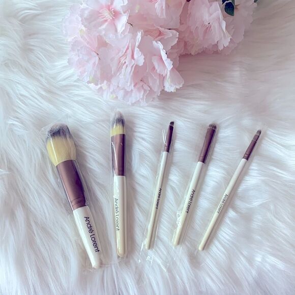 ANDR’E LORENT Makeup Brushes 5-Piece - Picture 1 of 8